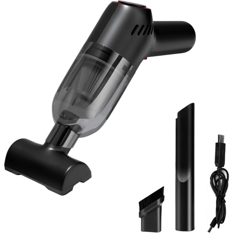 foto del prodotto zvd car vacuum cleaner, cordless handheld vacuum cleaner, portable 8000pa 120w, rechargeable
