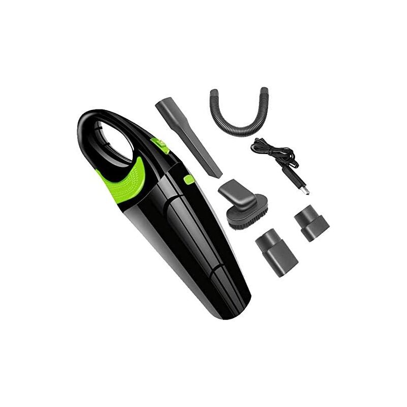 foto del prodotto zvd car vacuum cleaner, cordless handheld vacuum cleaners, wet and dry vacuum cleaner, 2700mah up to 30 minutes rechargeable, for car, home, pet