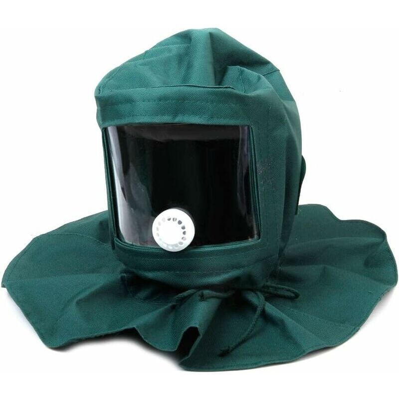 foto del prodotto zvd casco maschera protettiva antivento antipolvere per sabbiatrice sabbiatrice