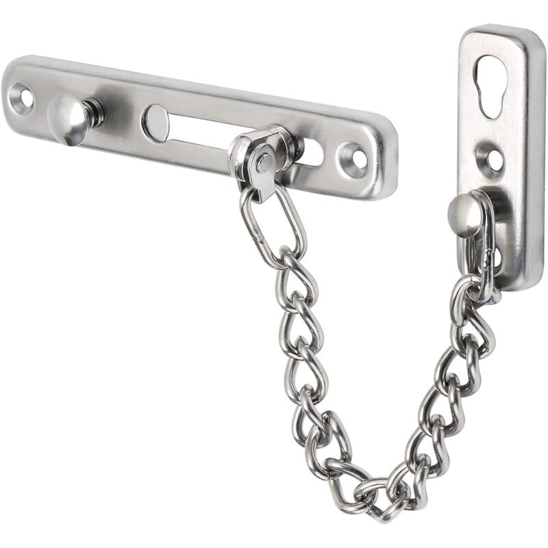 foto del prodotto zvd catena di sicurezza per porta serratura antifurto a molla per porta interna in acciaio inossidabile