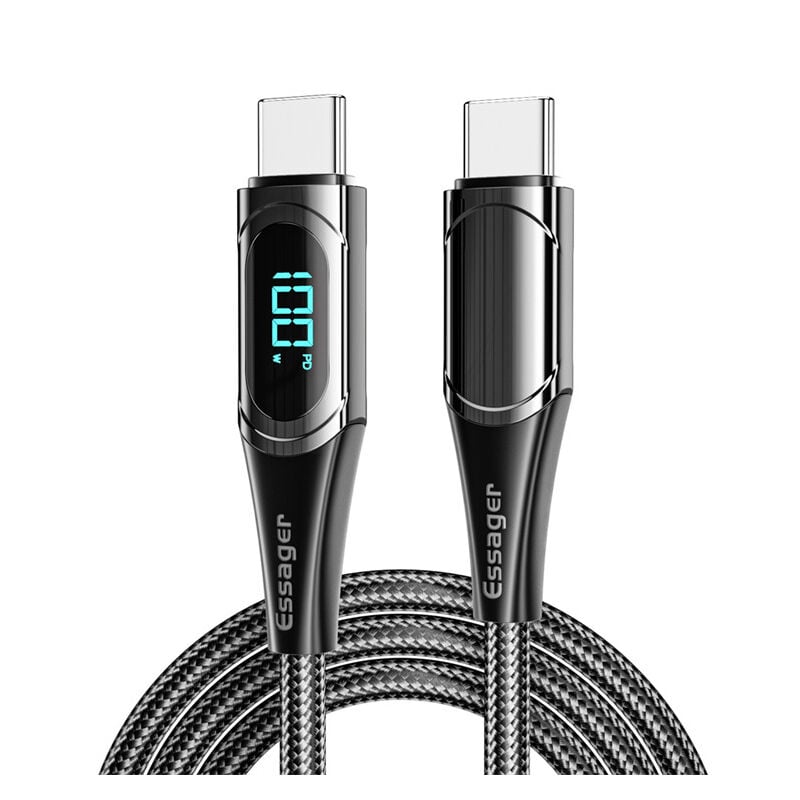 foto del prodotto zvd cavo di ricarica rapida usb type c pd 100w caricabatterie per xiaomi poco3 samsung huawei macbook ipad phone