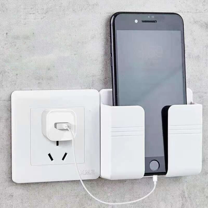 foto del prodotto zvd cell phone wall mounted storage holder, punch free, for tv and air conditioning