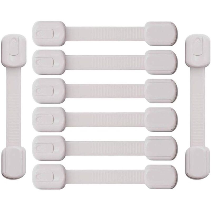 foto del prodotto zvd child window safety, baby cupboard block, 8pcs baby safety drawer block, cupboard blocks and latches, child safety, baby door protection for