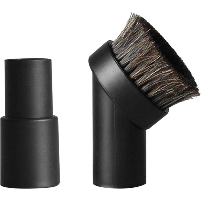 foto del prodotto zvd cisea horsehair vacuum brush with hose adapter, cleaning kit compatible with most vacuums, accepts 1.25 attachments.