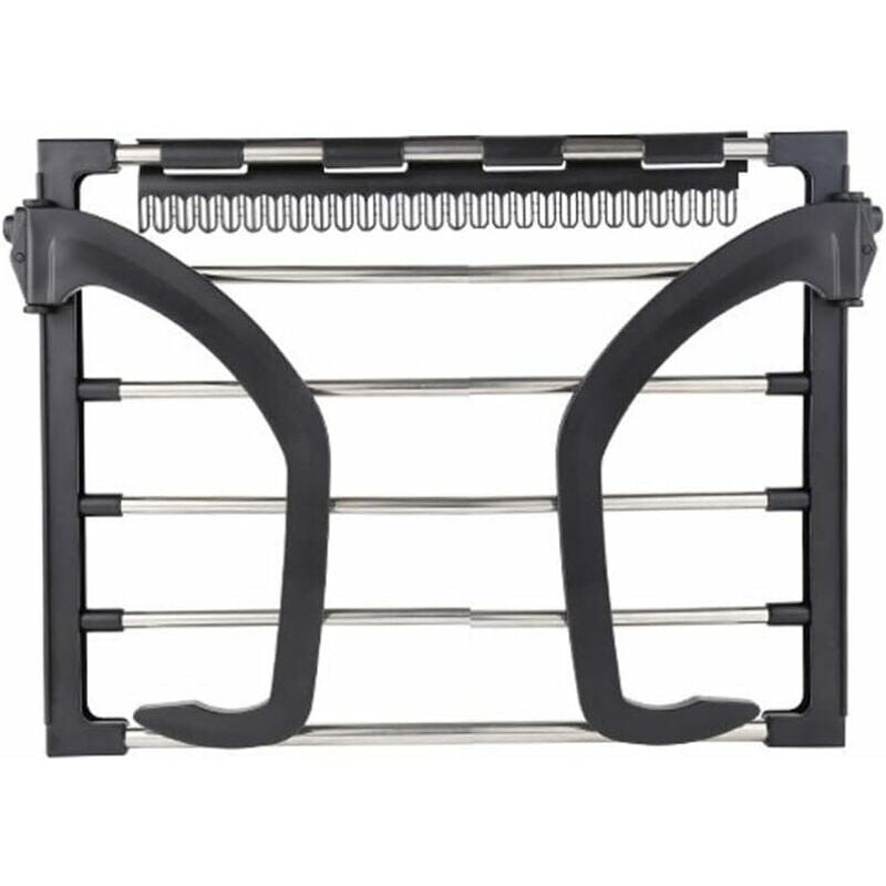 foto del prodotto zvd clothes drying rack for portable radiator circular tube small size black 32 x 40 cm lkbd