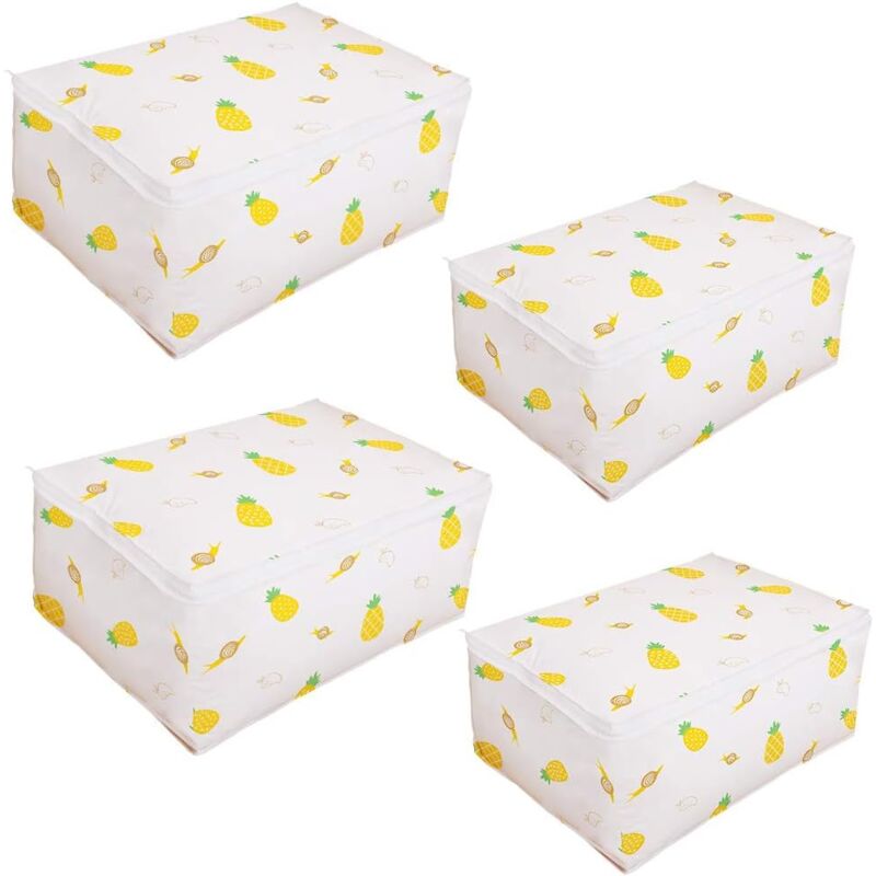 foto del prodotto zvd clothes organizer, large quilt organizer, mildew and moisture resistant, clothes organizer, quilt, bedding 4pcs 