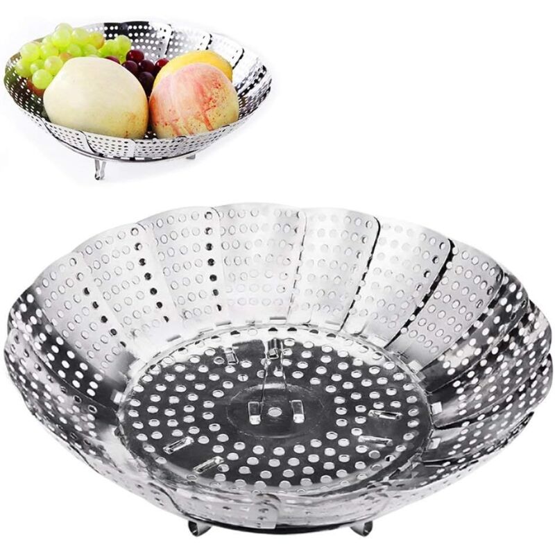 foto del prodotto zvd collapsible steamer with 4 stainless steel legs, diameter 14 23cm