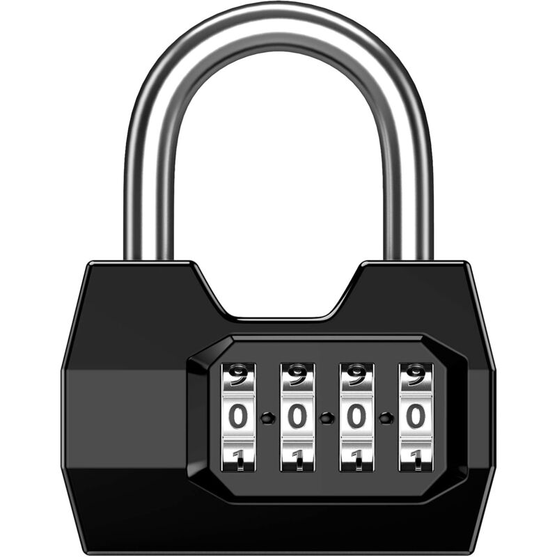 foto del prodotto zvd combination padlocks, 4 digit combination padlocks, resettable fitness locks, waterproof school, staff, gym and sports lockers, doors,