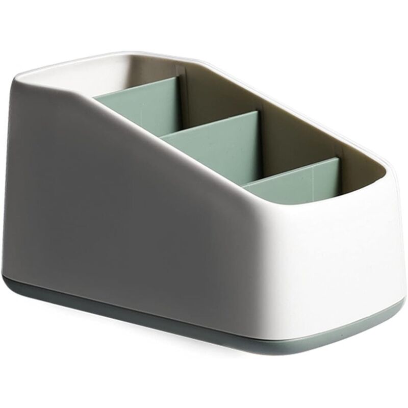 foto del prodotto zvd compartment remote control organizer, remote control holder, suitable for storing cosmetics, stationery, remote controls, tabletop organizer