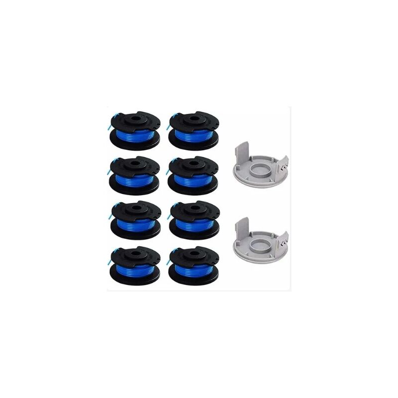 foto del prodotto zvd confezione da 10 bobine di ricambio per rifinitore per pollice per ryobi, zy compatibile con ryobi one ac14rl3a, rifinitore a batteria, 8