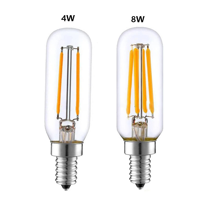 foto del prodotto zvd confezione da 2 lampadine led per cappa aspirante, lampada di cristallo con luce calda, 4w 8w, 220v