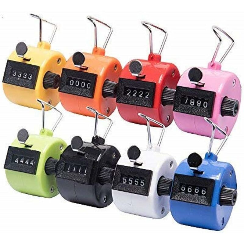foto del prodotto zvd contapassi manuale da 8 pezzi contapassi meccanico senza batteria