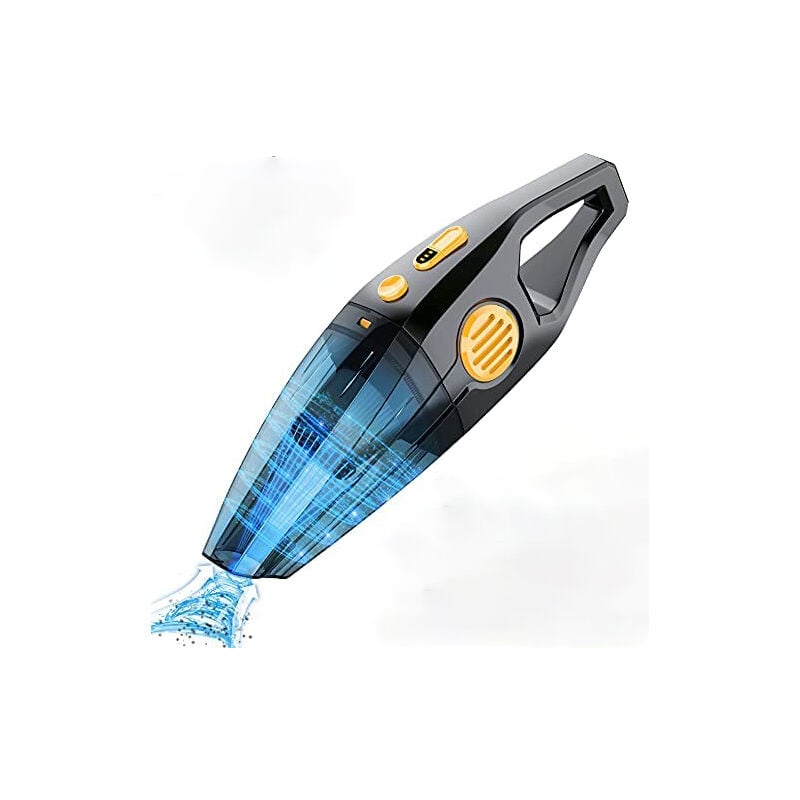 foto del prodotto zvd cordless handheld vacuum cleaner 120w rechargeable 8000pa tabletop vacuum cleaner with usb port for pet hair, kitchen, office, car wet and