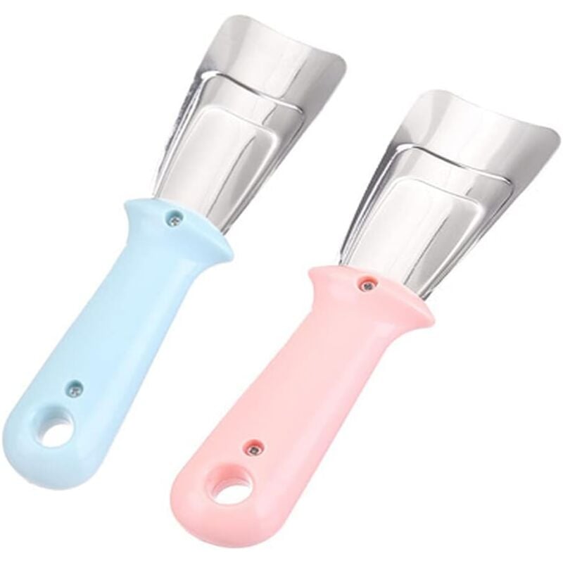 foto del prodotto zvd cucchiaio per gelato in acciaio inossidabile set da 2 pezzi con raschietto per ghiaccio