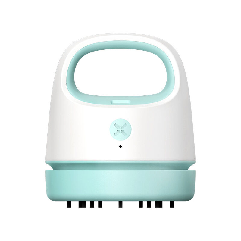 foto del prodotto zvd desktop vacuum cleaner, portable mini tabletop dust sweeper with clean brush and vacuum nozzle, usb charging, great for cleaning crumbs, gum