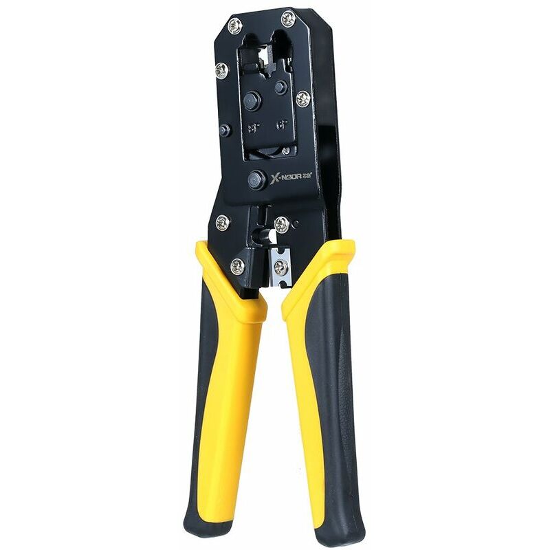 foto del prodotto zvd dl381068 pinza per cavi di rete multifunzionale 6p 8p pinza per crimpatura telefonica di rete con testa di cristallo materiale in acciaio ad