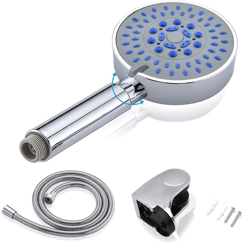 foto del prodotto zvd doccia flessibile doccia supporto doccia soffione doccia in abs con 5 modalit di risparmio idrico