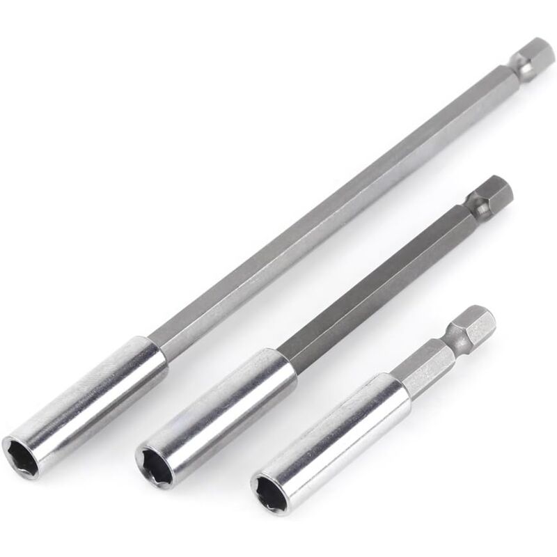 foto del prodotto zvd estensione magnetica per punte da trapano 3 pezzi 1 4 pollici 60 100 150 mm porta punte per trapano elettrico