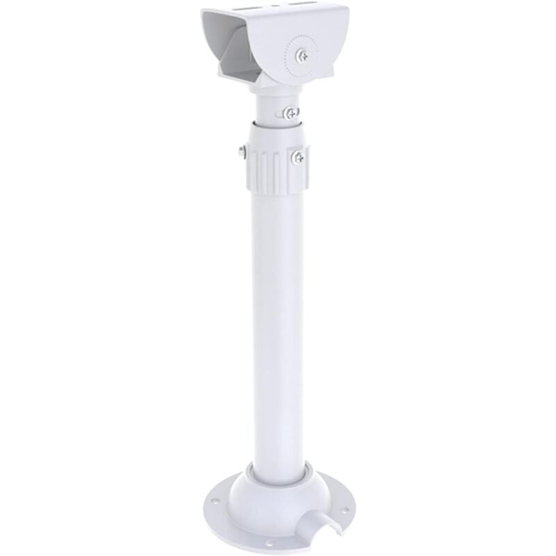 foto del prodotto zvd extendable mounting pole for security surveillance cameras, 30cm60cm adjustable ceiling mount bracket, solid metal powder coating