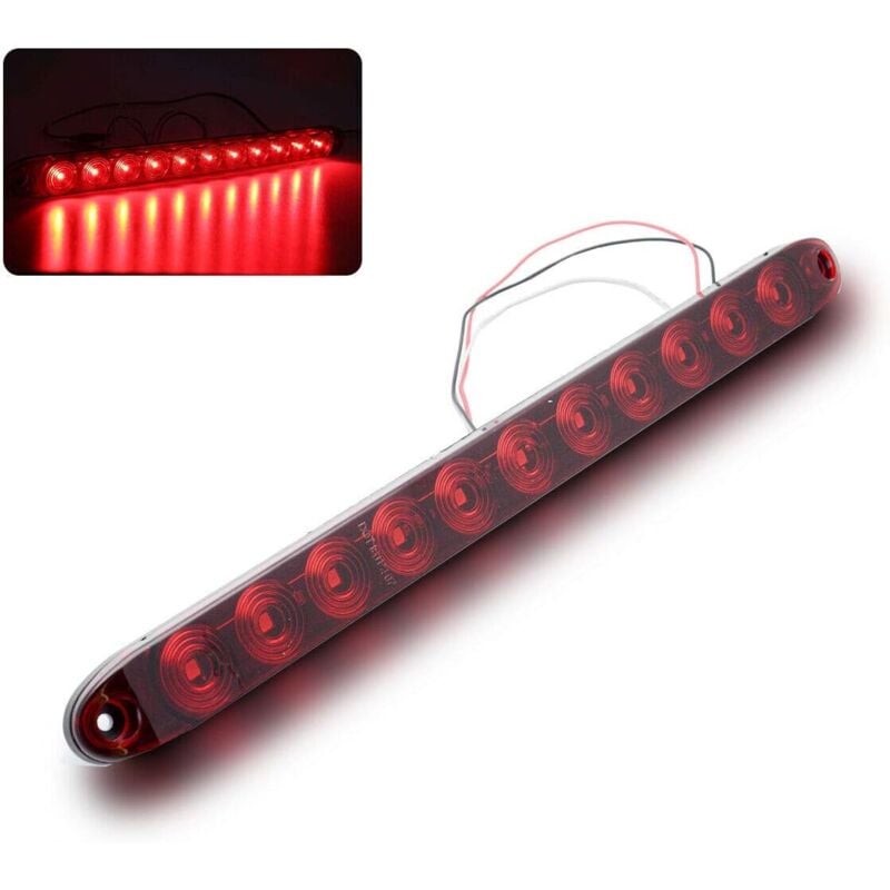 foto del prodotto zvd fanali posteriori per furgoni o rimorchi destra e sinistra, universali 12v 11 led