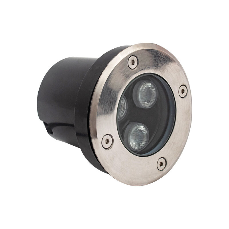 immagine 0 del prodotto zvd faretto da incasso a led da 3 w, bianco caldo, illuminazione esterna per vialetto, giardino, terrazza, scala