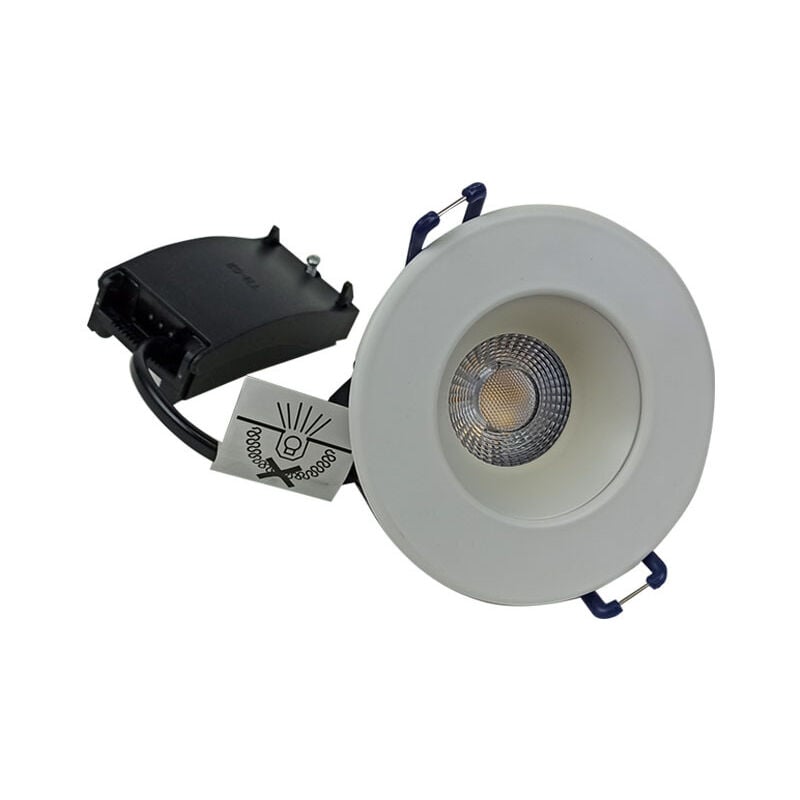 foto del prodotto zvd faretto da incasso a led ultra piatto rotondo 9w, ip65 bianco 3000k, illuminazione da soffitto