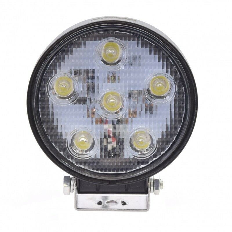 foto del prodotto zvd faro da lavoro rotondo a 6 led 18w, 1260lm