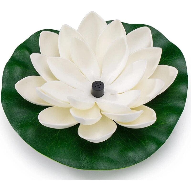foto del prodotto zvd fontana solare galleggiante architettura paesaggistica acquatica loto per bagno per uccelli, acquario, giardino, stagno