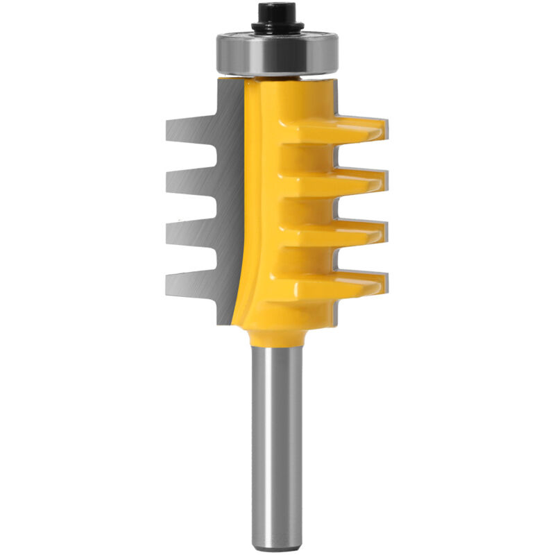 foto del prodotto zvd fresa reversibile per fresatrice per legno tenone conico per binario con gambo da 8 mm utensile elettrico