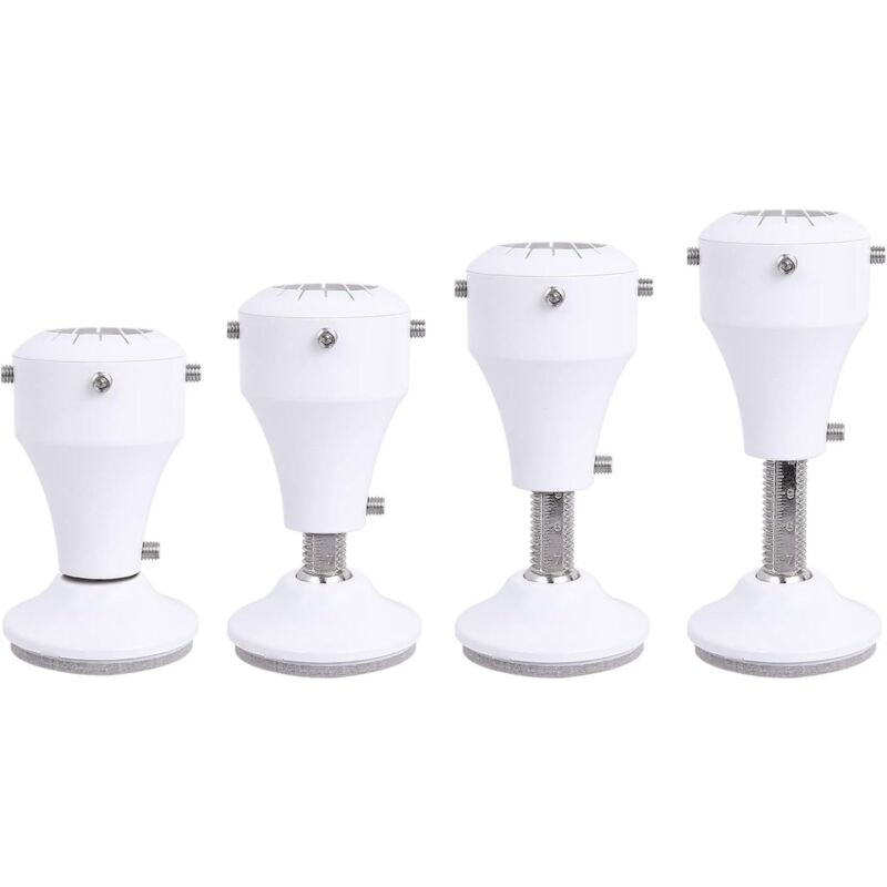 foto del prodotto zvd furniture extension, height adjustable 7 10 cm, white 4 pieces 
