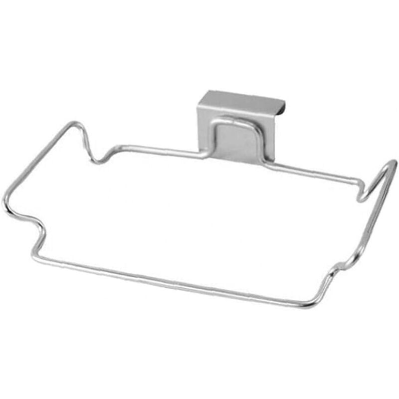 foto del prodotto zvd garbage bag stainless steel garbage bag holder fixing bracket for kitchen cabinet door accessories