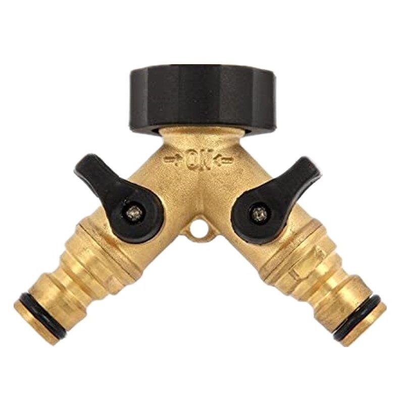 foto del prodotto zvd giunto per tubo dell acqua a doppio passaggio tipo y rivestito in metallo connessione rapida standard europea