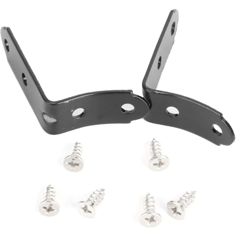 foto del prodotto zvd hinge repair, iron glove box lid hinge bracket repair kit for a4 s4 b6 b7 black