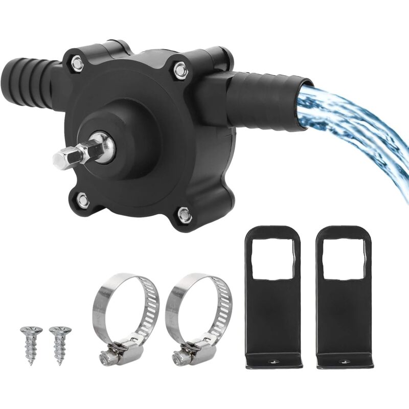 foto del prodotto zvd household garden water pump mini self priming portable water pump electric drill pump
