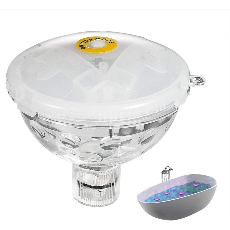 foto del prodotto zvd illuminazione per piscina da giardino, giocattolo colorato sommergibile, luce ip68 impermeabile con 5 modalit flash per piscina bagno vasca bar