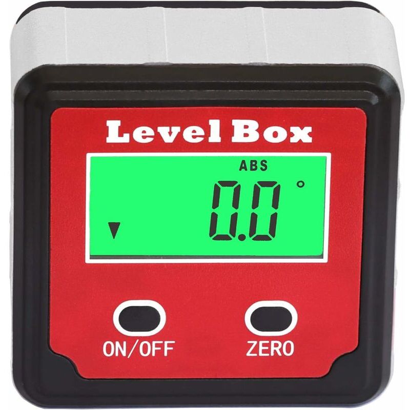 foto del prodotto zvd inclinometro angolare digitale lcd impermeabile, scatola di misurazione dell angolo, scatola di misurazione dello smusso, scatola di