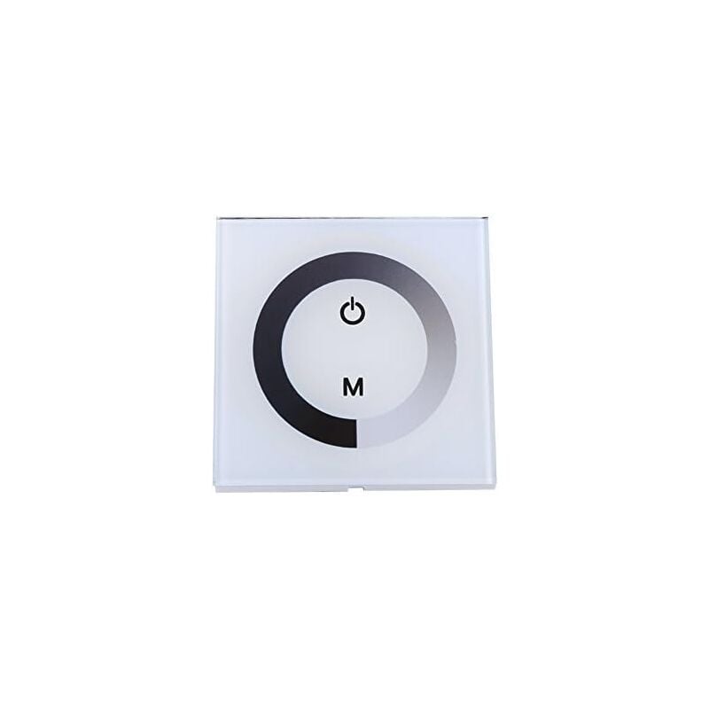 immagine 0 del prodotto zvd interruttore touch led dc 12v con dimmer di luminosit , pannello di controllo a parete per la regolazione della luce bianco 