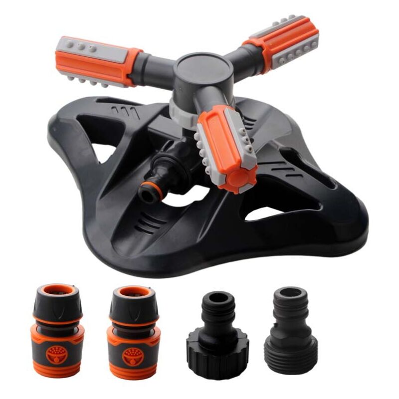 foto del prodotto zvd irrigatore automatico da giardino a 360 4 accessori per l irrigazione inclusi