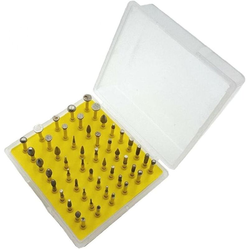 foto del prodotto zvd kit di accessori per smerigliatrice di giada strumento per smerigliatura, lucidatura e foratura 50 pezzi 