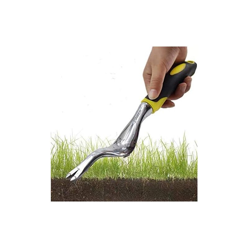 foto del prodotto zvd kit di attrezzi da giardino con motivo floreale 11,8 0,8 giallo diserbo all aperto