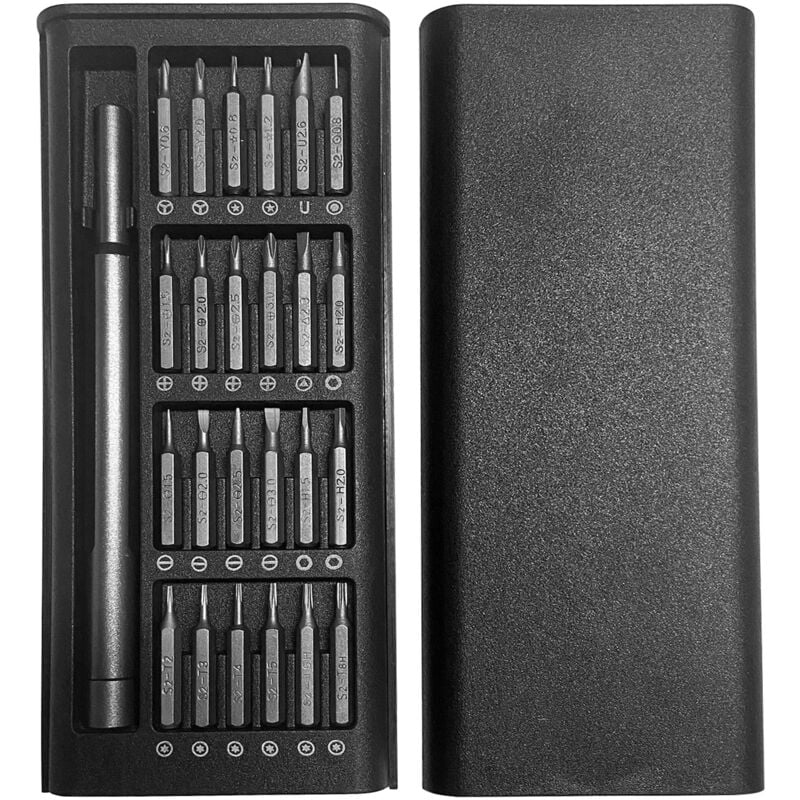 foto del prodotto zvd kit di cacciaviti di precisione 24 in 1 con custodia magnetico e adatto per la riparazione di iphone