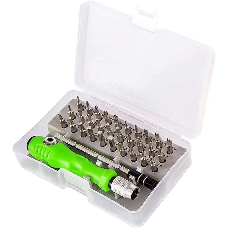 foto del prodotto zvd kit di cacciaviti di precisione 32 in 1 chiavi allen riparazione iphone, cellulare, laptop, orologi, gioielli, giocattoli, occhiali