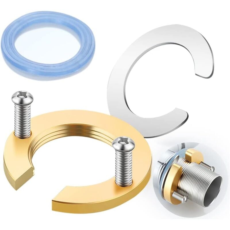 foto del prodotto zvd kit di fissaggio per rubinetto accessori di installazione per rubinetto e lavandino oro 1 pezzo 