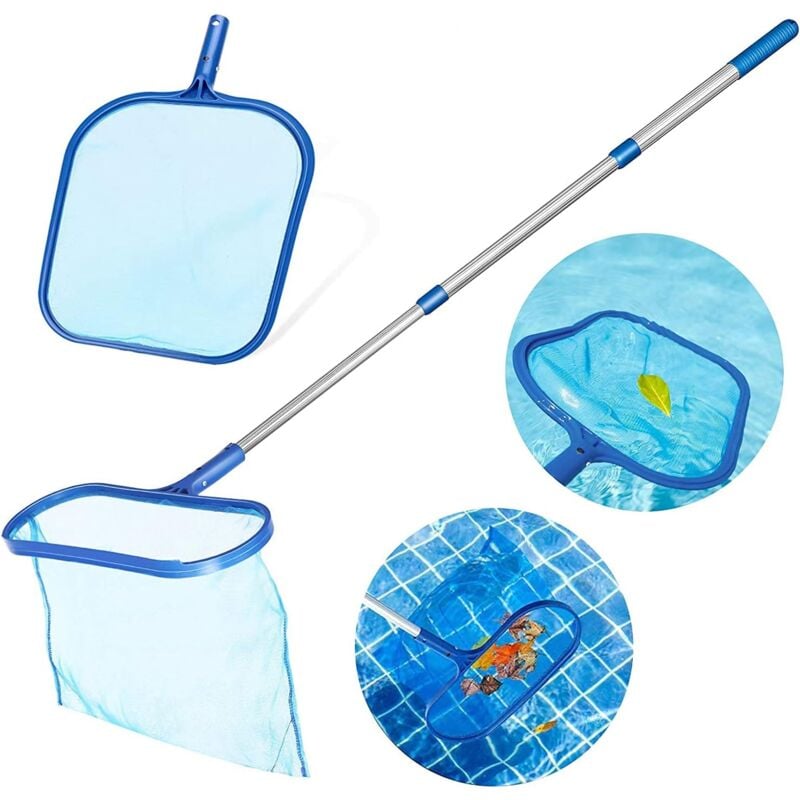 foto del prodotto zvd kit di rete per fondo piscina con manico telescopico in alluminio, rete per fondo piscina, rete per fondo piscina