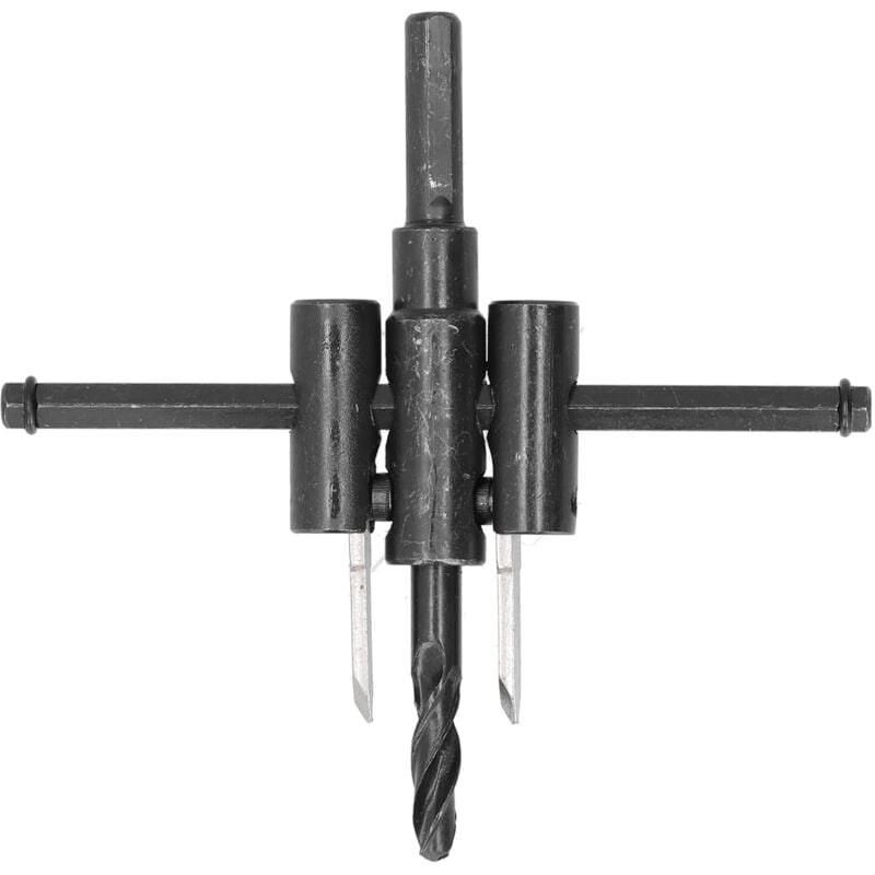 foto del prodotto zvd kit di seghe circolari a tazza regolabili in acciaio al carbonio, seghe a tazza per lavorazione del legno, utensile fai da te per trapani
