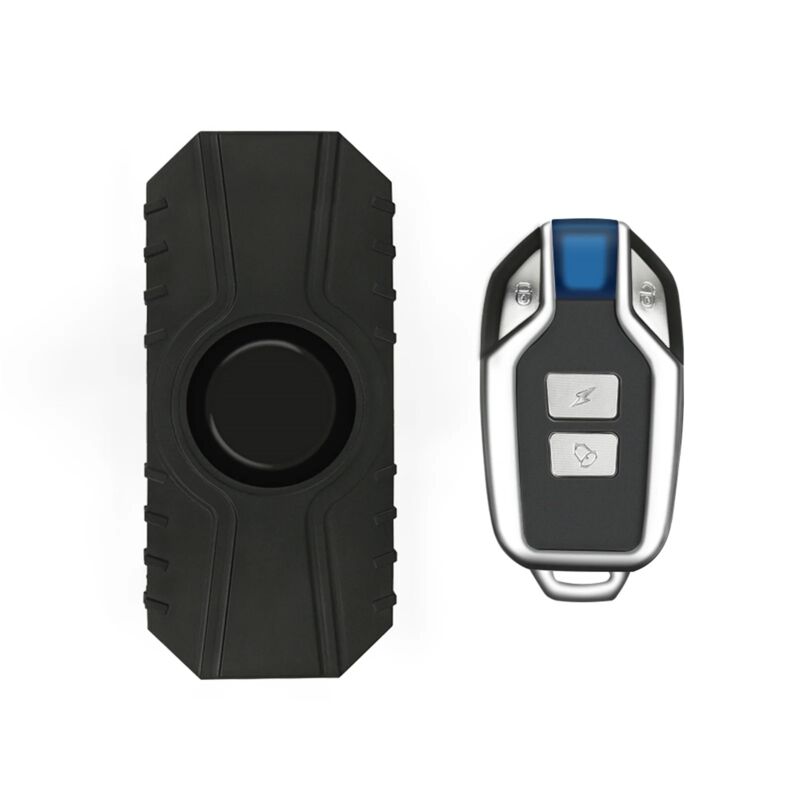 foto del prodotto zvd kit sistema di sicurezza anti smarrimento per bici elettrica impermeabile, telecomando wireless, rilevatore di vibrazioni, allarme da 150 db