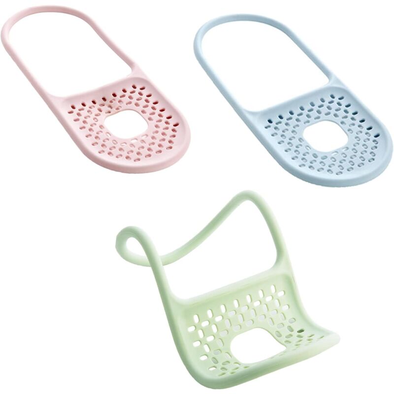 foto del prodotto zvd kitchen sink hanging basket, adjustable hanging storage, hanging soap dish, kitchen sink sponge holder, sink organizer, 3 piece faucet rack