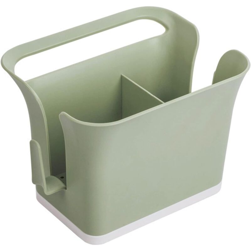 foto del prodotto zvd kitchen sink sponge holder, kitchen sink organizer with sponge brush holder, for kitchens, bathrooms and living room green 