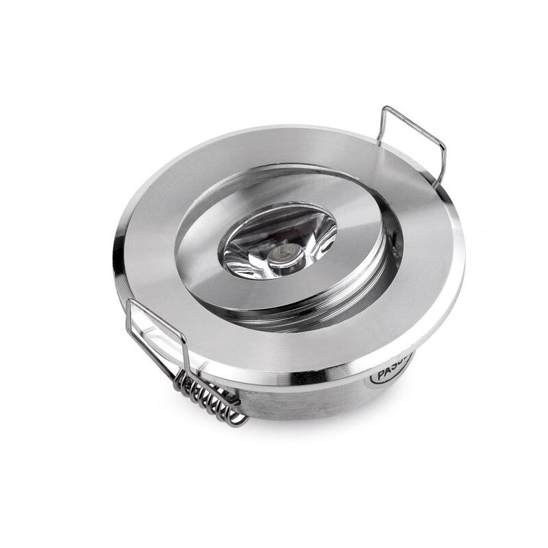 foto del prodotto zvd lampada da mobile di alta qualit da 3 w, mini faretto led, argento spazzolato