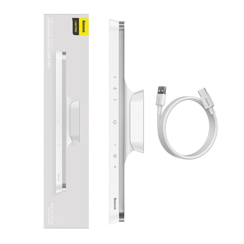 foto del prodotto zvd lampada da scrivania magnetica a led, ricaricabile, dimmerabile, luce notturna per armadio, guardaroba,